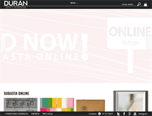 Tablet Screenshot of duran-subastas.com